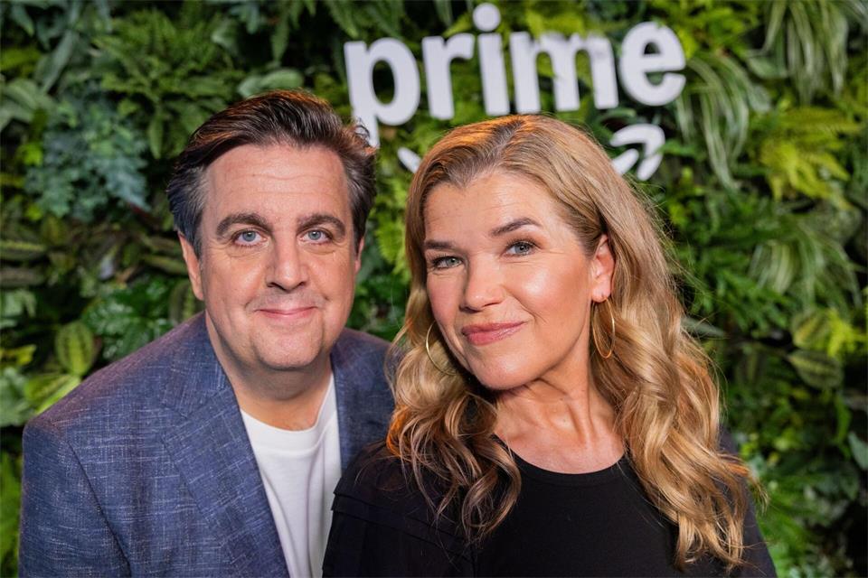 Bastian Pastewka und Anke Engelke sind wieder Ralf und Maria – ihre neue Serienstaffel „Perfekt Zusammen?!“ ist ab Ende Januar bei Prime Video im Programm.Rolf Vennenbernd/dpa