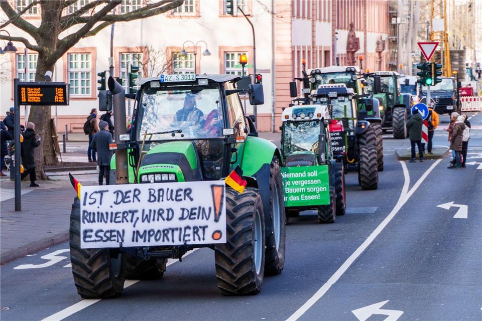 Bauern waren gegen die Streichung auf die Straße gegangen, nun wird sie zurückgenommen. (Archivbild)Andreas Arnold/dpa