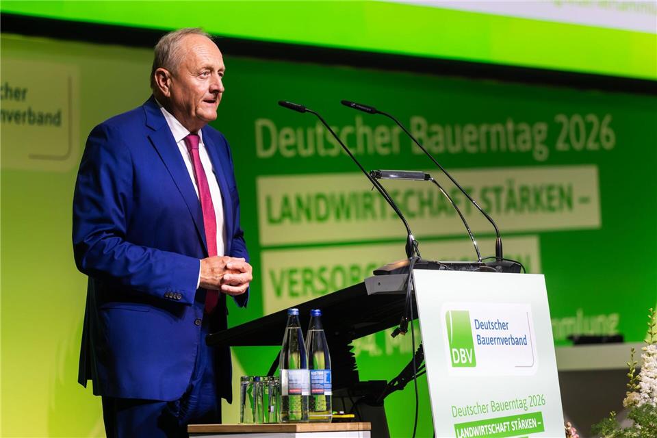 Bauernpräsident Joachim Rukwied warnt vor einem Aus für Minijobs. Philipp von Ditfurth/dpa