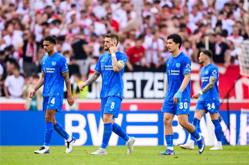 Bayer Leverkusen enttäuschte im Schlüsselspiel beim VfB auf ganzer Linie.Tom Weller/dpa