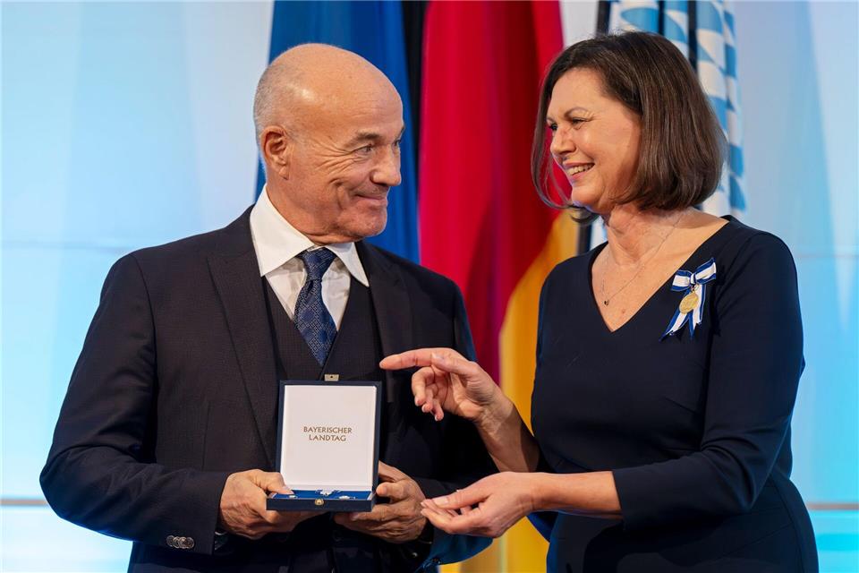 Bayerischer Verfassungsorden für Heiner Lauterbach.Peter Kneffel/dpa