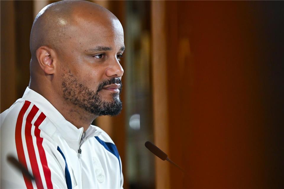Bayern-Coach Vincent Kompany: „Wahrscheinlich das wichtigste Spiel meiner Trainerkarriere.“Sven Hoppe/dpa