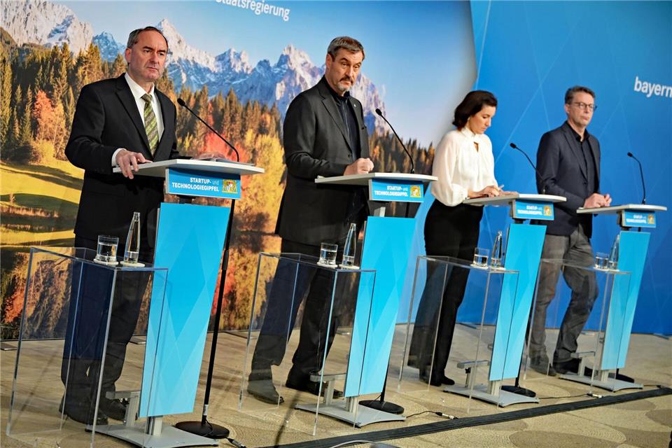Bayern und der Bund machen sich gemeinsam für Start-ups stark.Malin Wunderlich/dpa