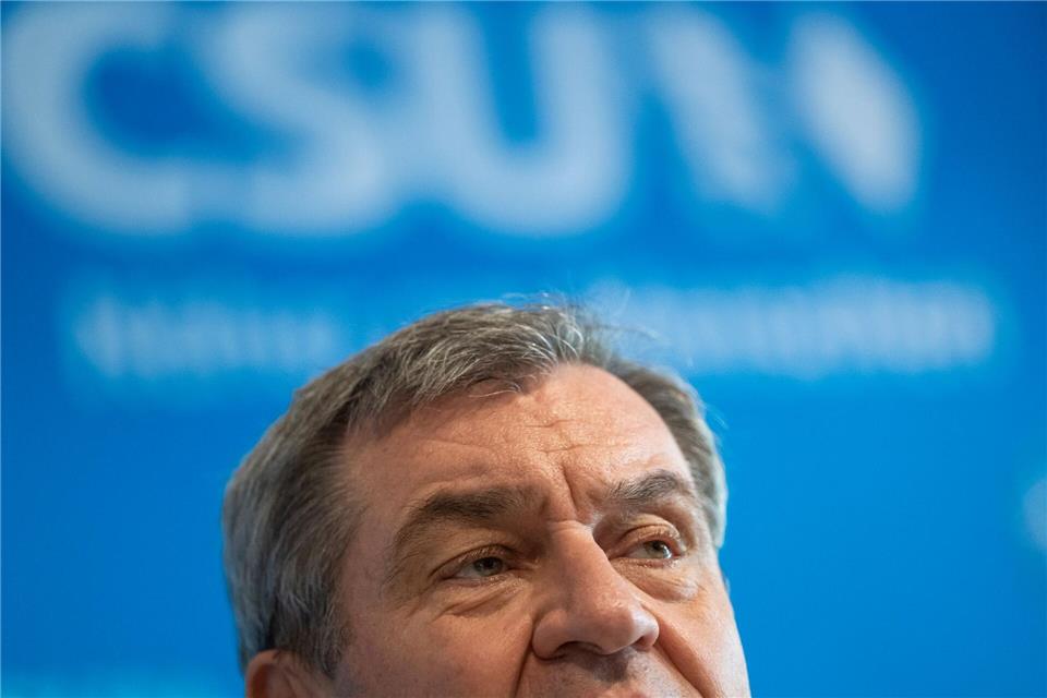 Bayerns Ministerpräsident gab sich nach dem Vorfall gelassen. (Archivbild)Peter Kneffel/dpa