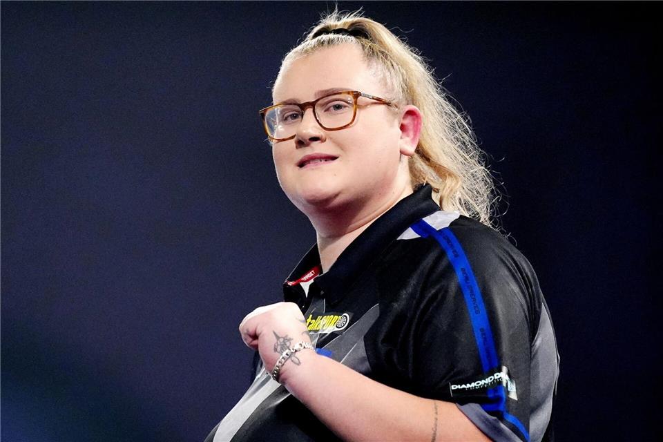 Beeindruckte auch drei Ex-Weltmeister: Beau Greaves. (Archivbild)John Walton/PA Wire/dpa