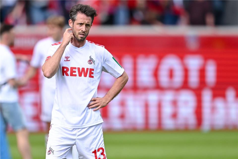 Kölns Routinier Uth beendet seine Karriere nach der Saison Beendet nach der Saison seine Karriere: FC Kölns Stürmer Mark Uth. Harry Langer/dpa