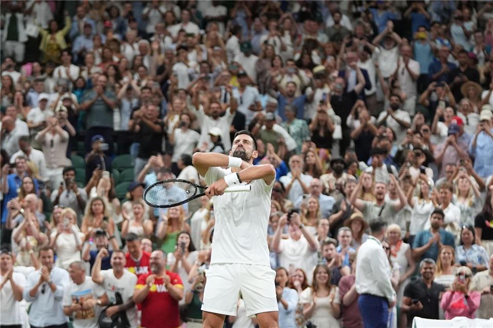 Begeisterte die Zuschauer: Novak Djokovic.Maja Smiejkowska/AP/dpa