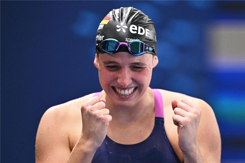 Bei Angelina Köhler herrschte pure Freude.Sebastien Bozon/AFP/dpa