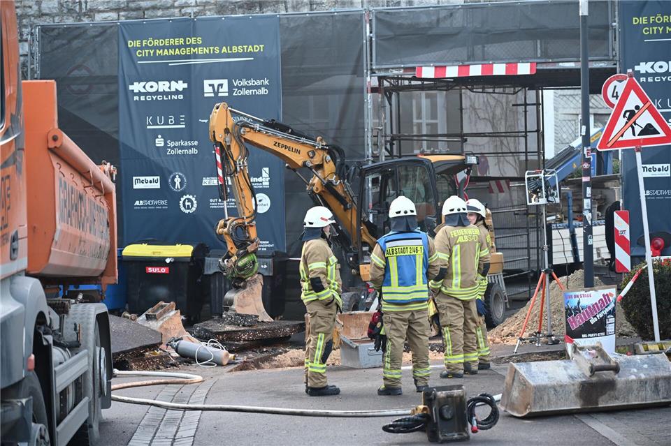 Bei Bauarbeiten in Albstadt ist Gas ausgetreten.Ralf Biesinger/dpa