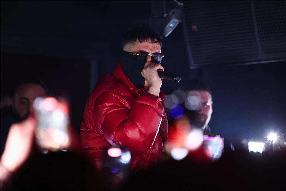 Bei Cem Özdemirs Geburtstagsparty war Rapper Haftbefehl zu Besuch. (Archivbild)Hannes P. Albert/dpa