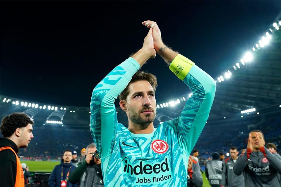 Bei Kevin Trapp flossen wegen des Abschieds von Eintracht Frankfurt Tränen.Giuseppe Maffia/dpa