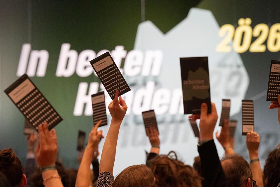 Bei Parteitagen der Grünen im Land wird oft stundenlang über Änderungsanträge diskutiert. (Archivbild)Marijan Murat/dpa