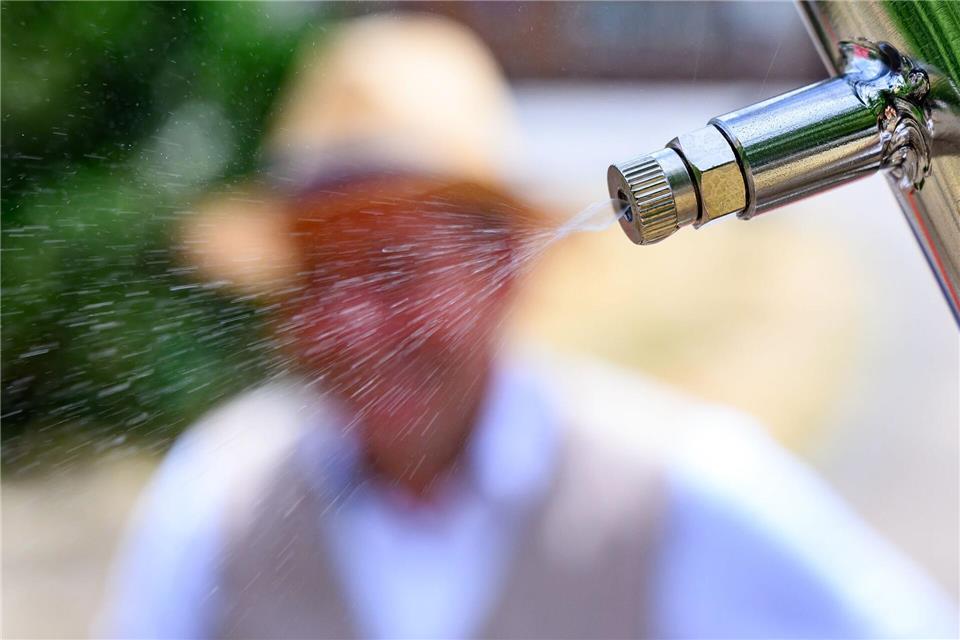 Bei Temperaturen über 30 Grad Celsius dürfte jede Abkühlung willkommen sein.Patrick Pleul/dpa