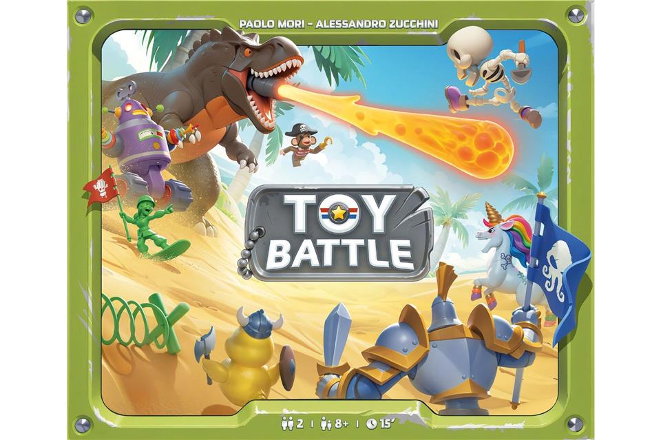 Bei „Toy Battle“ müssen entweder ein Plättchen auf dem Spielplan platziert oder zwei Plättchen gezogen werden. Fast jedes Spielzeug hat eine Spezialfähigkeit.Repos Production/Asmodee/dpa-tmn