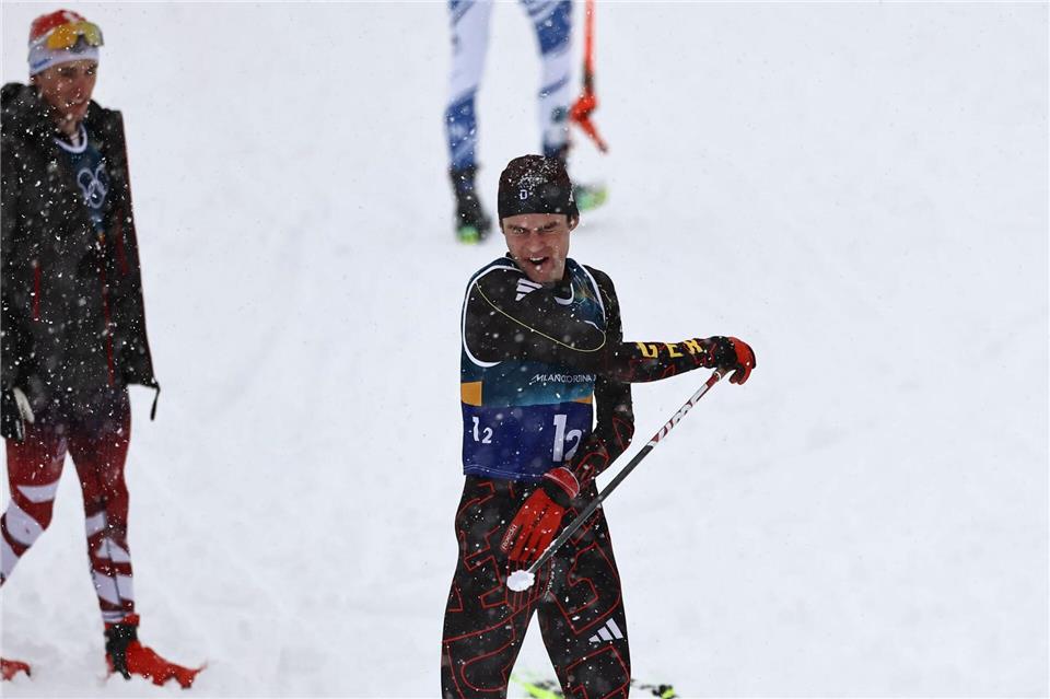 Bei Vinzenz Geiger saß der Frust tief.Daniel Karmann/dpa