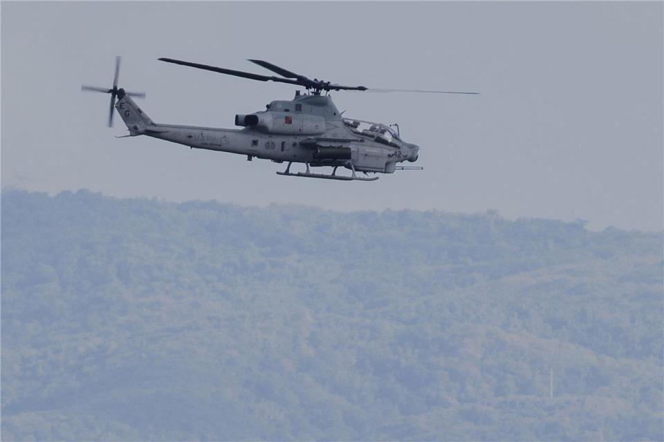 Bei dem Militärschlag gegen Venezuela haben die USA auch Kampfhubschrauber eingesetzt. Alejandro Granadillo/AP/dpa