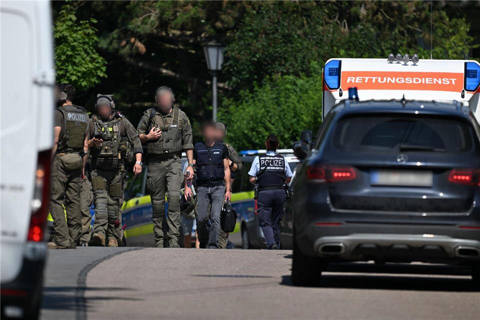 Bei dem Vorfall in Rosengarten waren auch Spezialeinsatzkräfte beteiligt. (Archivbild)Marius Bulling/onw-images/dpa