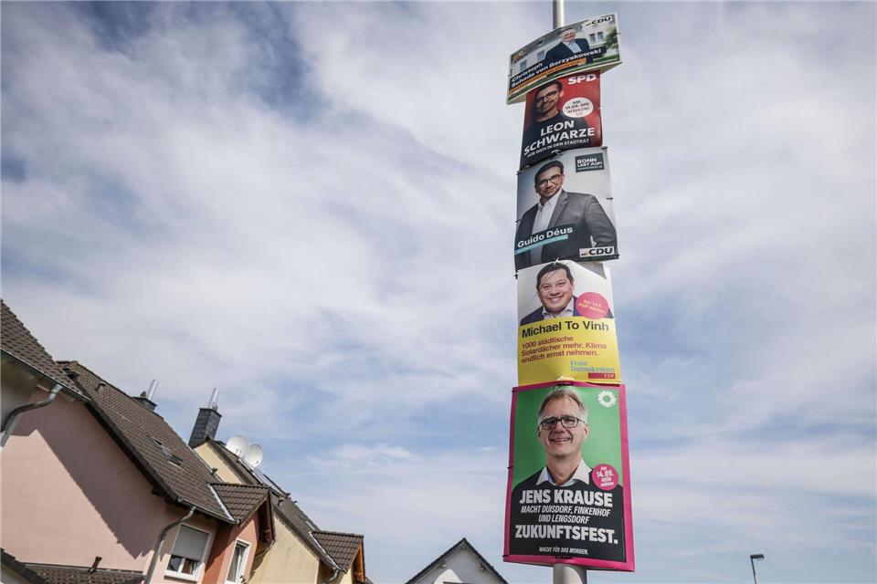 Bei den Kommunalwahlen im bevölkerungsreichsten Bundesland Nordrhein-Westfalen sind Tausende Mandate zu vergeben. (Archivbild)Oliver Berg/dpa