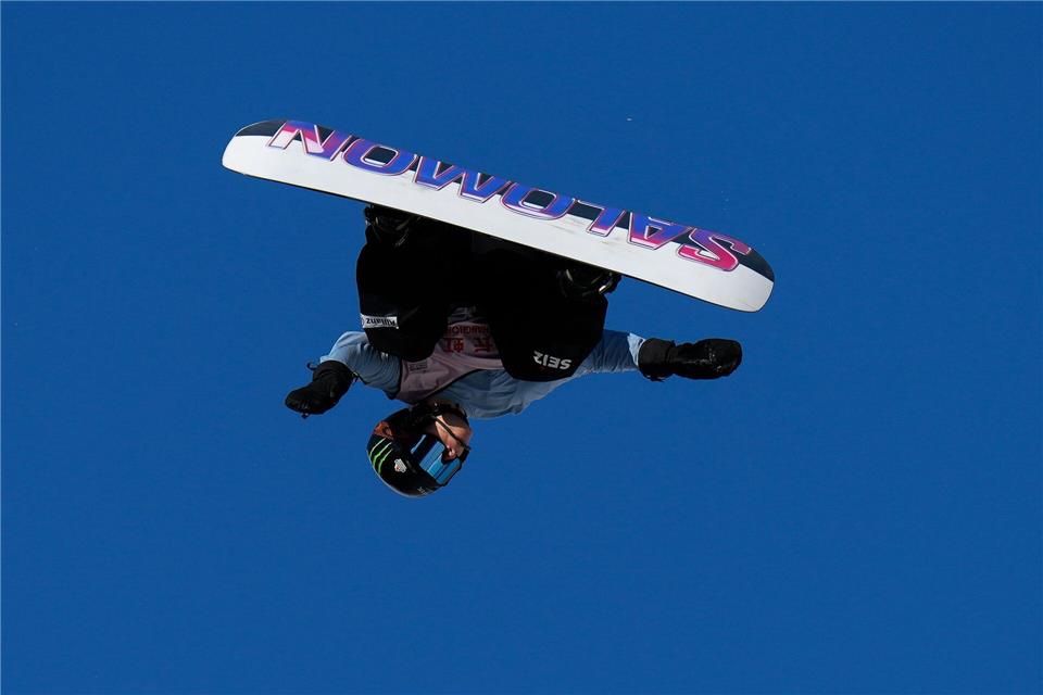 Bei den Winterspielen 2022 schaffte es Annika Morgan zweimal in die Top Ten. (Archivbild)Andy Wong/AP/dpa