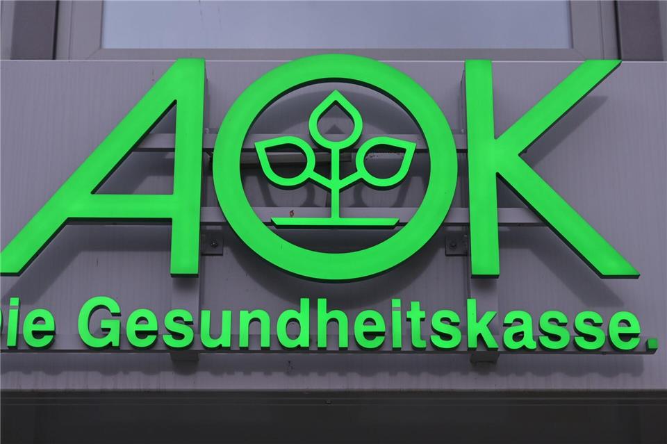Bei der AOK kommt es am Donnerstag zum Warnstreik. (Symbolbild)Patrick Pleul/dpa-Zentralbild/ZB
