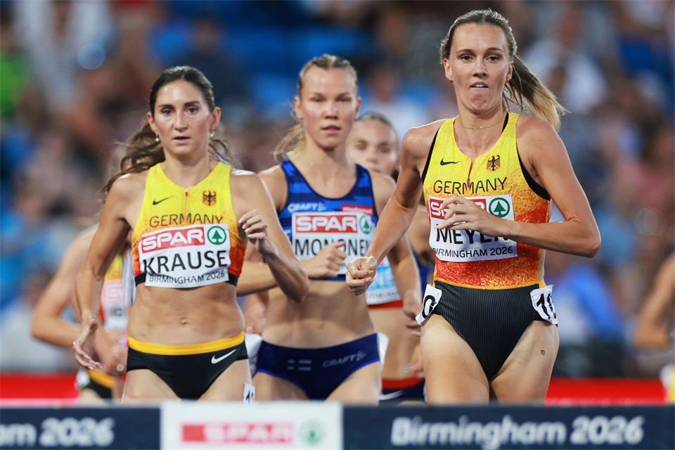 Bei der EM noch vorne mit dabei, in Lausanne ohne Chance: Gesa Krause (l) und Lea Meyer (r). (Archivbild)Morgan Harlow/AP/dpa
