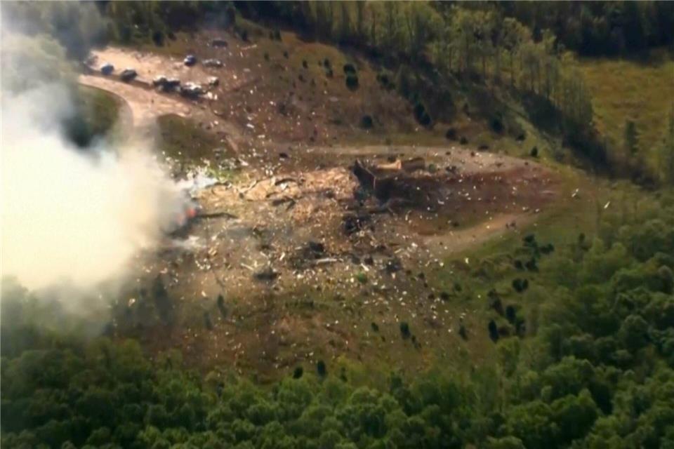 Bei der Explosion hat es Todesopfer gegeben. Uncredited/WTVF-TV/AP/dpa