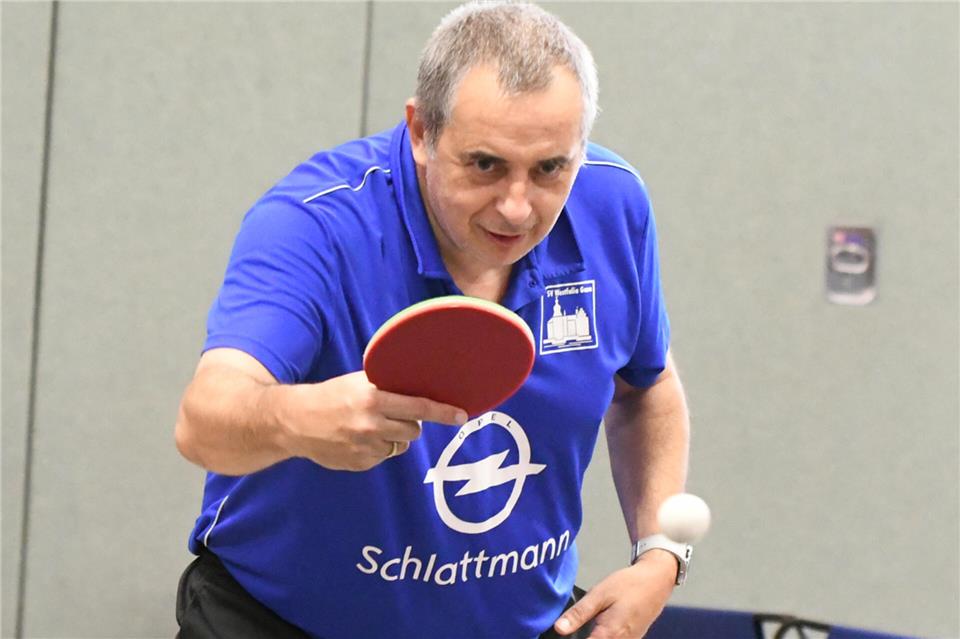 Bei der Gemener 4:9-Niederlage beim TTC Horst-Süd gewann Jörg Lange ein Einzel für die Westfalia.