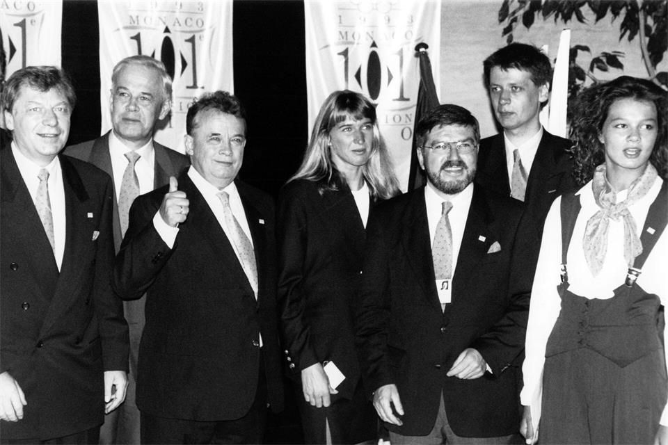 Bei der Olympia-Vergabe in Monaco ging Berlin 1993 leer aus. (Archivbild)picture alliance / dpa