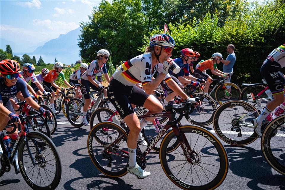 Bei der Tour de France Femmes siegte eine Ausreißerin.Simon Becker/Le Pictorium via ZUMA Press/dpa