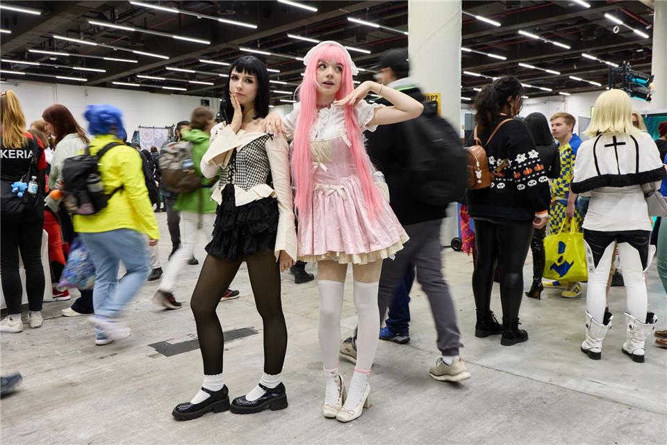 Bei der dreitägigen „Polaris“ Convention in den Hamburger Messehallen kommen Fans von Gaming, Anime und Cosplay auf ihre Kosten.Georg Wendt/dpa