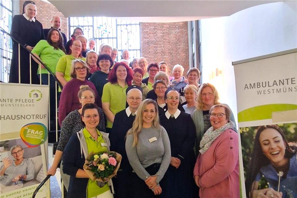 Bei einem Empfang in der Schönstatt-Au herrschte große Freude über das neue Pflegekonzept.