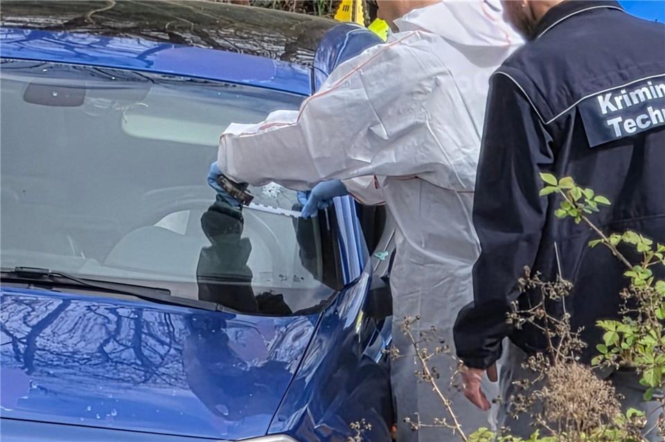 Bei einer Verfolgungsfahrt im Saarland hat die Polizei in der Nacht zum Sonntag Schüsse abgegeben.Kevin Schößler/dpa