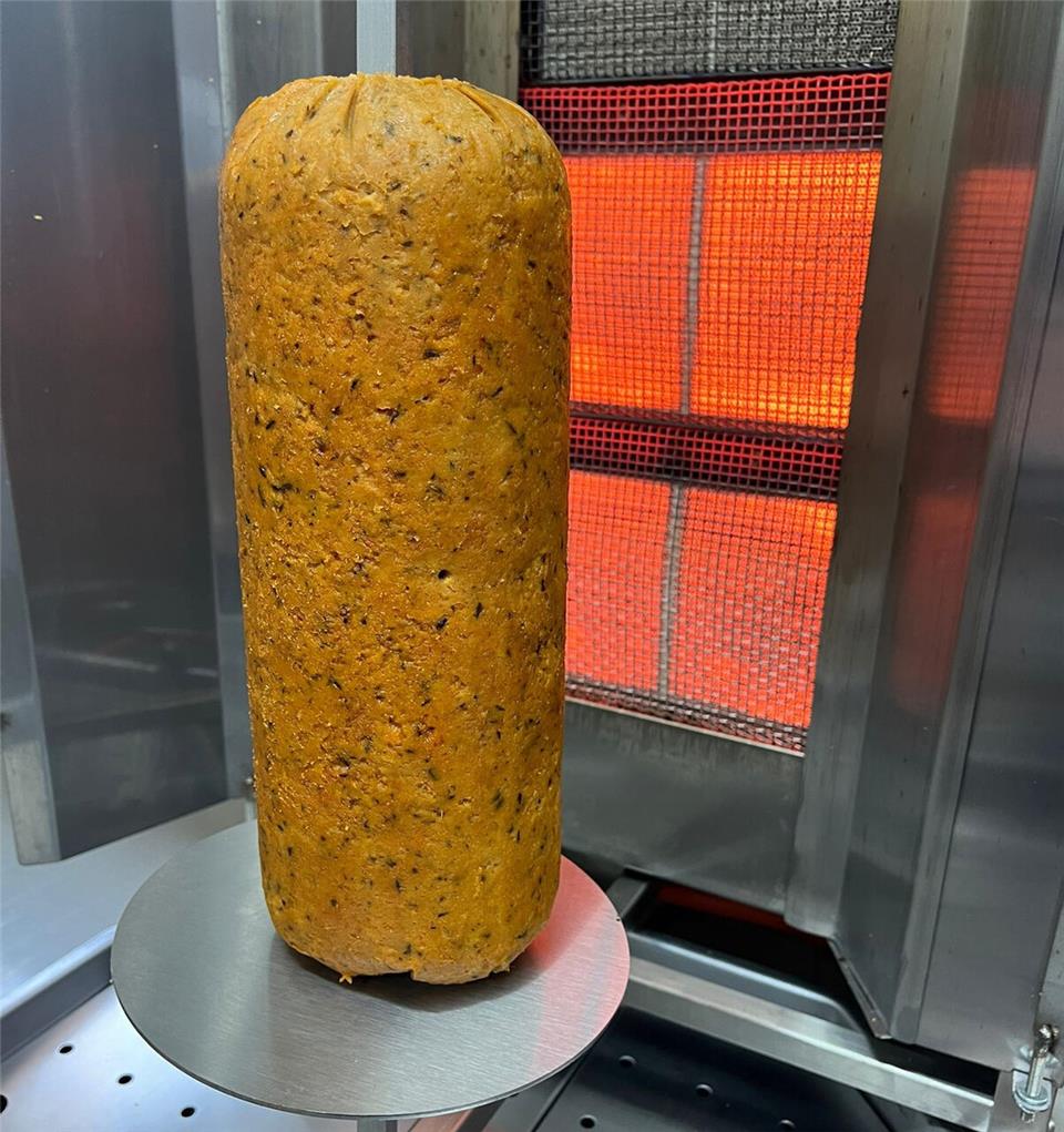 Bei ihrem Döner setzen die Start-up-Unternehmer auf rein pflanzliche, allergenfreie Zutaten.