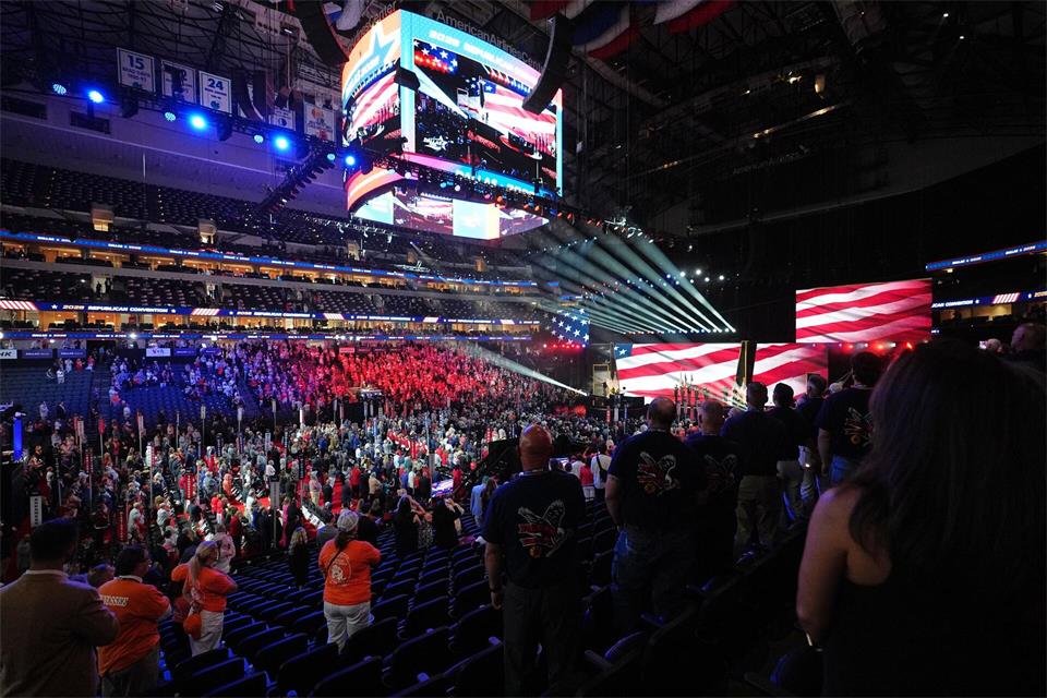 Bei ihrem Parteitag in Texas porträtieren Republikaner die Demokraten als eine radikal linke Bedrohung für die USA. Alex Brandon/AP/dpa
