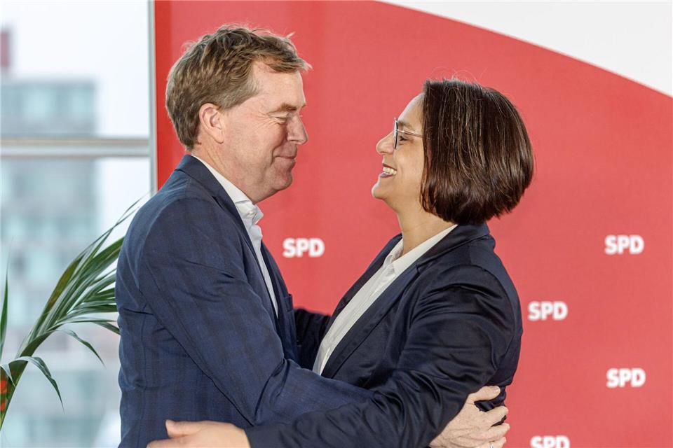 Beide gaben sich mit Blick auf die Landtagswahl zuversichtlich.Markus Scholz/dpa