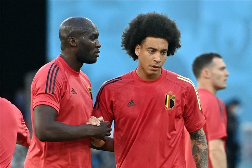 Beide im WM-Kader: Lukaku (l) und Witsel. (Archivbild)Laurie Dieffembacq/BELGA/dpa