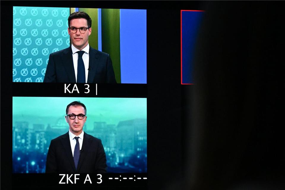 Direktwahl-Umfrage: Özdemir und Palmer deutlich vor Hagel Beide kämpfen um den Eintritt in die Villa Reitzenstein. (Archivbild)Bernd Weißbrod/dpa