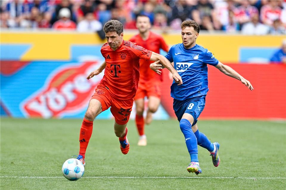 Hoffenheim empfängt den Meister, Heidenheim im Kellerduell Beim 0:4 in der vergangenen Saison liefen die Hoffenheimer den Bayern häufig nur hinterher.Uwe Anspach/dpa