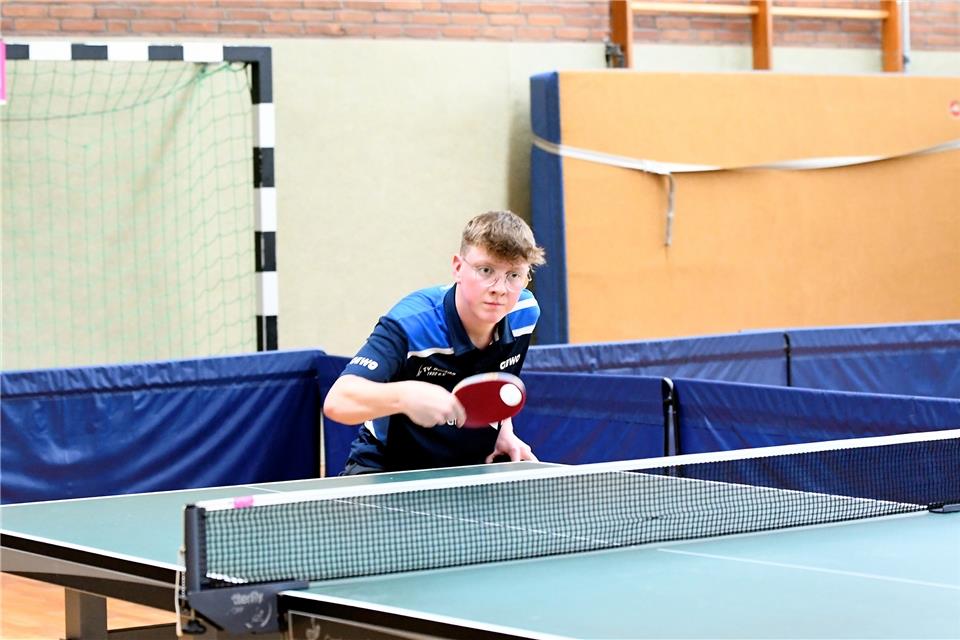 Beim Borkener 9:4-Auswärtserfolg in Rhede punktete Youngster Jan-Hendrik Leidner im Einzel und im Doppel für den Bezirksoberligisten.Rodenbusch