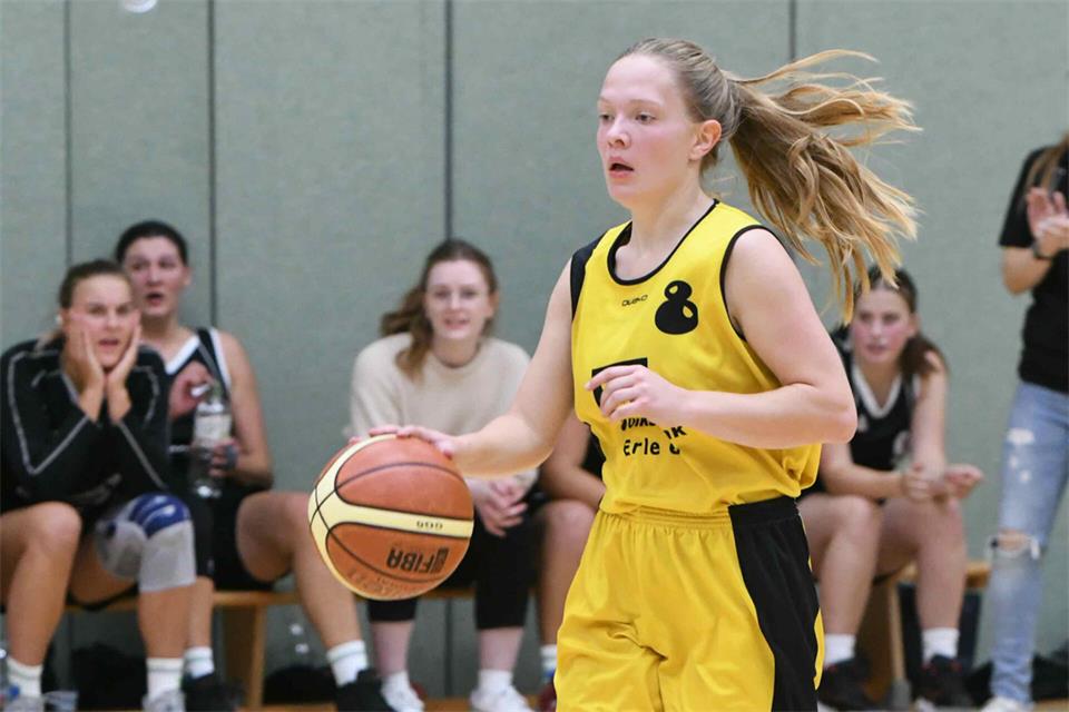 Beim Erler Heimerfolg gegen die CroBaskets Essen erzielte Anne-Sophie Ostermann sechs Punkte für die Eintracht.