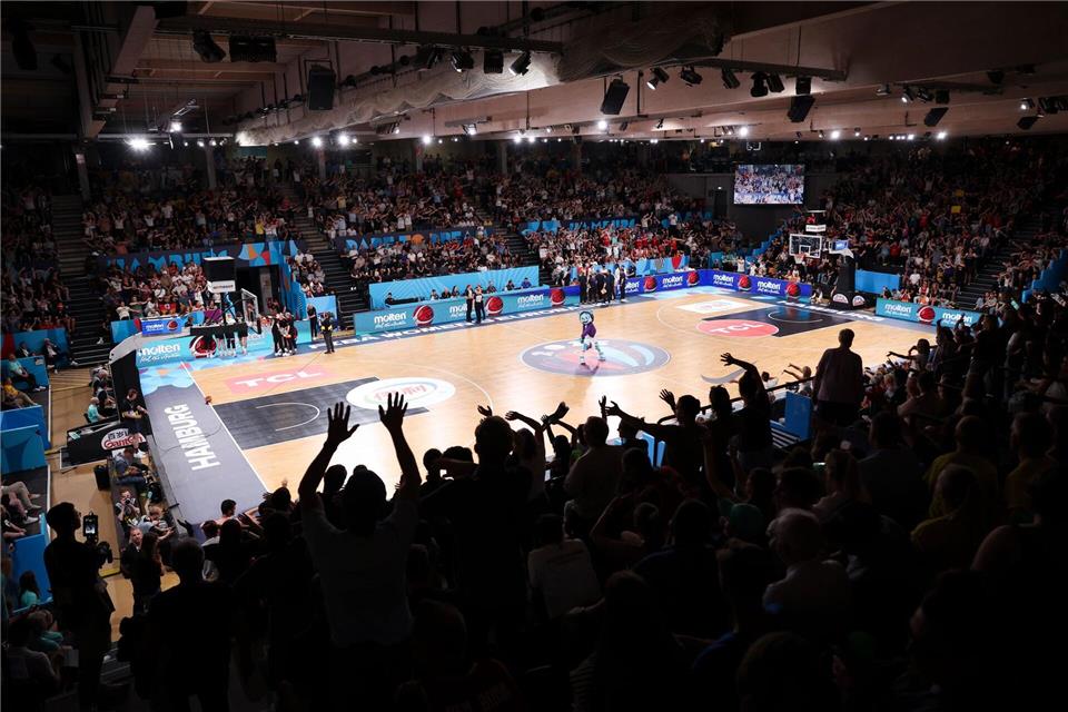 Beim EuroCup-Spiel der Towers Hamburg gegen Hapoel Jerusalem müssen sich die Fans auf verstärkte Sicherheitsmaßnahmen einstellen.Christian Charisius/dpa