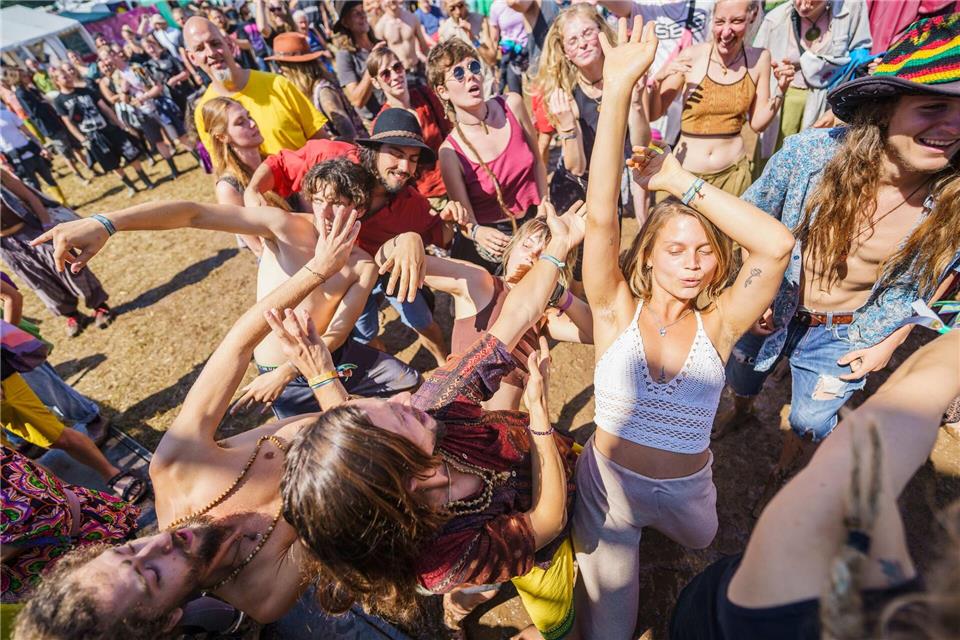 Beim Herzberg-Festival feierten am Wochenende wieder Tausende Menschen. (Archivbild)Andreas Arnold/dpa