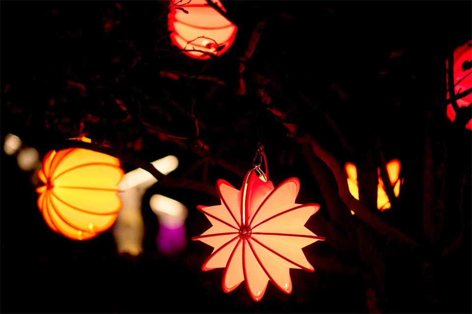 Beim Lichtfestival gibt es acht Wochen lang Licht, Kunst und Kultur. (Archivbild)Hauke-Christian Dittrich/dpa