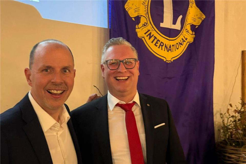 Beim Moosdinner sprachen Professor Christian Solmecke und Lions-Präsident Dirk Langela.