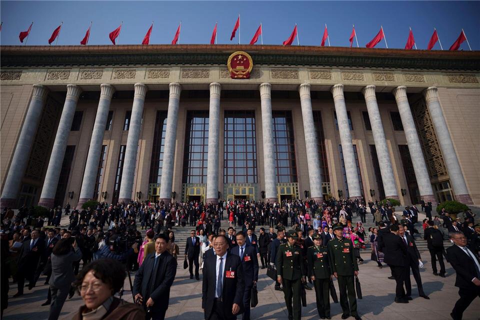 Beim Nationalen Volkskongress wird der Fünfjahresplan vorgestellt. (Symbolbild) Vincent Thian/AP/dpa