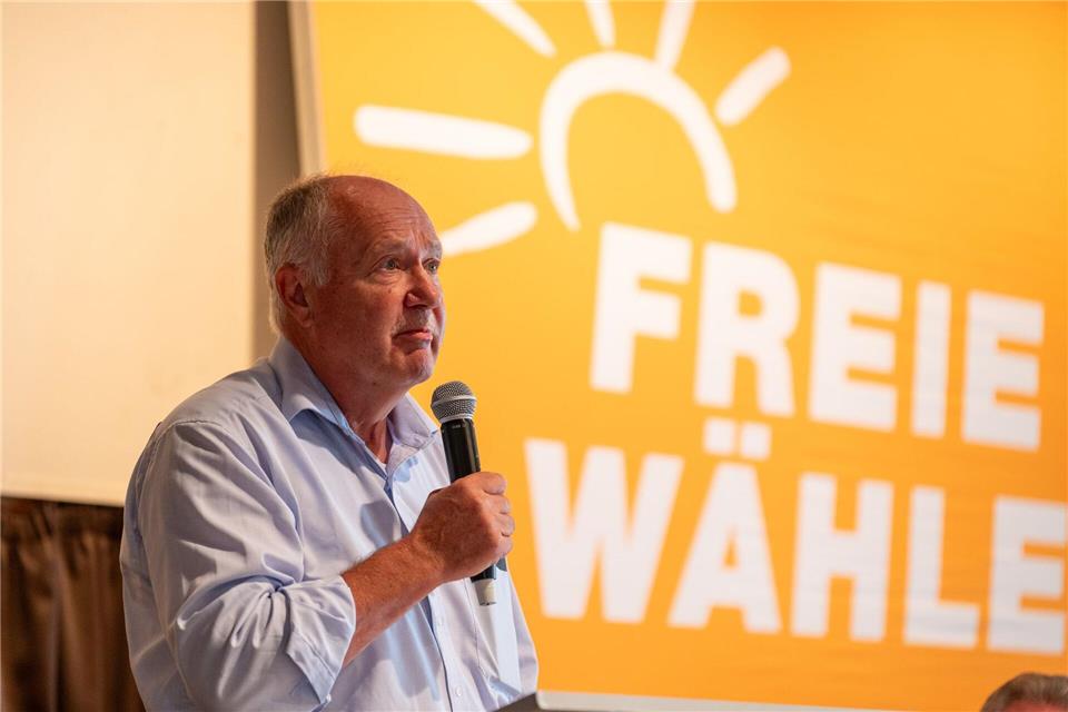 Beim Parteitag in Kordel im September vergangenen Jahres ergriff Alscher das Wort, der parteiinterne Streit trat bei dem Treffen offen zutage. (Archivbild)Harald Tittel/dpa