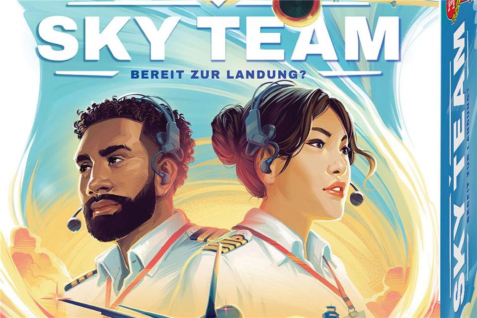 Beim Spiel „Sky Team“ schlüpfen zwei Spielende in die Rolle von Pilotin und Copilot.-/Kosmos/dpa-tmn