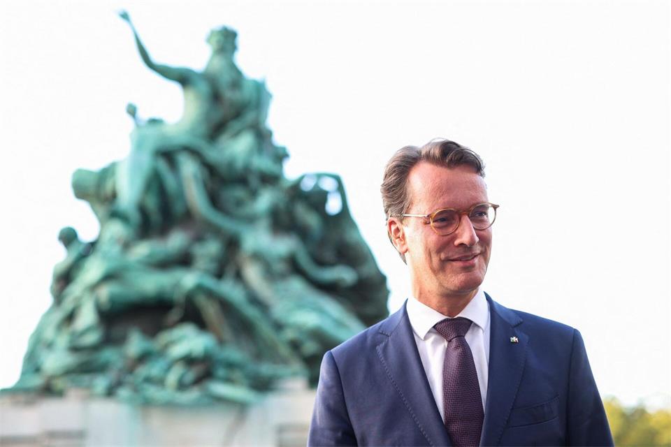 Beim Thema Olympia gerät NRW-Ministerpräsident Hendrik Wüst (CDU) ins Schwärmen.Christoph Reichwein/dpa