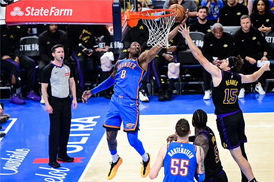 Beim Titelverteidiger gab es für die Lakers gar nichts zu holen.Gerald Leong/AP/dpa