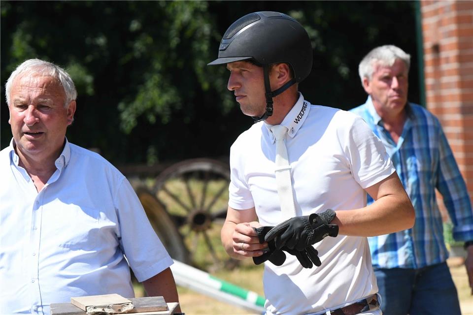 Beim Turnier im Riesenbeck zählte der Heidener Hendrik Dowe zu den erfolgreichsten Reitern.